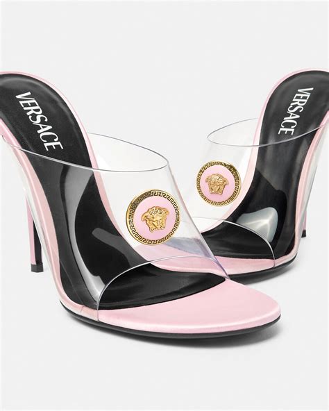 versace muiltjes|Alia Transparent Mules 110 mm .